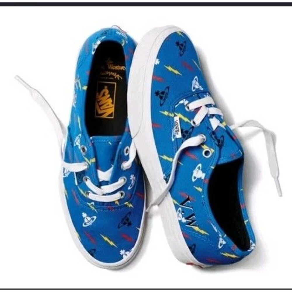 Vans X Vivienne Westwood Authentic Collab Thunderbolt Orbs Mens 6.5, Women 8